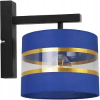 Light11 HOME Applique murale élégante Kinkiet dorée, abat-jour 20 cm, LED, style moderne