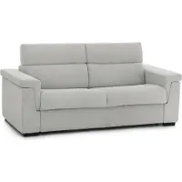 Dmora Tenna - Canapé-lit 2 places, 185x95 cm gris clair, déhoussable Italy