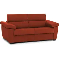 Dmora Fisciano - Canapé-lit 2 Places, 205x95 cm Orange, Déhoussable Italy