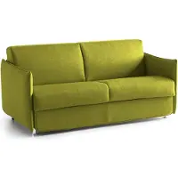Dmora Follina - Canapé-lit 2 Places, 160x95 cm Vert, Déhoussable Fabriqué en Italie