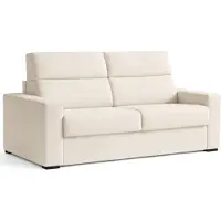 Dmora Écate - Canapé-lit 2 places, 200x95 cm beige, déhoussable Fabriqué en Italie