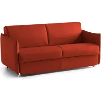 Dmora Trovo - Canapé-Lit 2 Places, 180x95 cm Orange, Déhoussable Italy