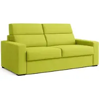 Dmora Sonico - Canapé-lit 2 places, 200x95 cm Vert, Déhoussable Fabriqué en Italie