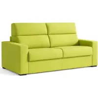 Dmora Ecate - Canapé-lit 2 places, 200x95 cm vert, déhoussable Italy