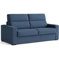 Dmora Écate - Canapé-lit 2 Places, 200x95 cm bleu, Déhoussable Italy