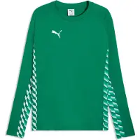 Puma Sweat d'entraînement teamLIGA26 Jr, taille : 140, couleurs : Sport Green-White-Sport Green