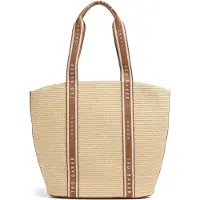 Ted Baker sac shopper Raffia Webbing Detail Raffia Large Tote Bag Brown beige