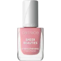 Catrice Sheer Beauties Strengthening Nail Polish Vernis À Ongles Fortifiant Teinte 050 Peonies, Please! 10.5 Ml
