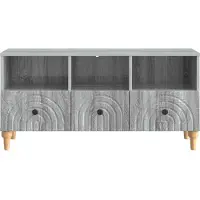 vidaXL : Meubles TV, 102 x 34,5 x 50 cm, imitation bois Sonoma gris