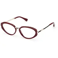 Max mara Lunettes de Vue MM5185 53/15/140 Shiny bordeaux Front acetate / metal WOMAN MM5185