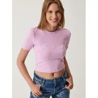 Happiness İstanbul T-shirt beige clair / rose clair / blanc