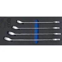 Bgs 4083 1/3 Garniture pour servante d'atelier : clé à fourche, 24-32 mm, 4 pcs.