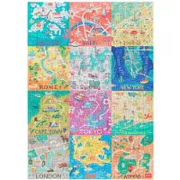Legami Cities Puzzle Multicolore Enfants Multicolore Taille unique