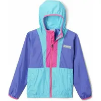 Columbia Back Bowl Windbreaker Jacket Bleu 14-16 Years Fille