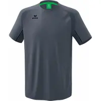 Erima Liga Star Training T-Shirt Enfants - Gris Ardoise / Noir