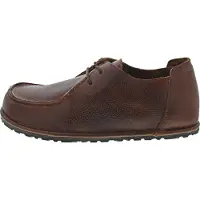 Birkenstock Utti Lace Natural Leather Narrow Shoes Marron EU 42 Homme