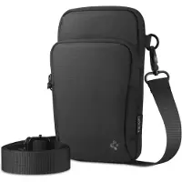 Spigen Unisexe, Sac à main, KD400 Sac de transport universel Klasden - Noir, Noir