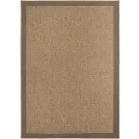 Carpetsale24 Tapis Intérieur Extérieur Imperméable Aspect Naturel Jute Idéal pour Salon Cuisine Terrasse et Balcon, Taille: 280x370 cm