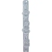 Roba Toise Murale - Miffy - Motif Lapin - 70 À 150 Cm - Gris/Blanc
