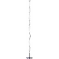 Leuchtendirekt Lampadaire LED, argent, design vague, H 120 cm