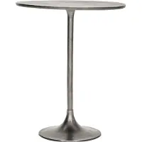 House Doctor Table de café Pan en argent brossé