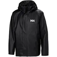 Helly Hansen Moss, veste de pluie, junior, noir