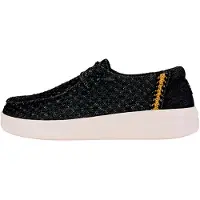 HeyDude Slip ons WENDY RISE PERF CANVAS femmes - Noir - 37