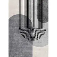 Bamyum Sare Tapis Imprimé Chenille Fabriqué à la Machine 200 x 300 cm (300 x 200 cm)