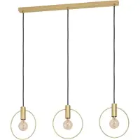 Eglo 98835 MANIZALES E27 triple suspension 1010x50mm laiton brossé