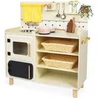 Janod Shiny Grandma Large Well Equipped Kitchen Doré Enfants