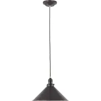 Elstead Lighting Suspension Provence, bronze vieilli, 1xE27x60W, métal, dimensions : 23x37x37 cm, IP20, Elstead