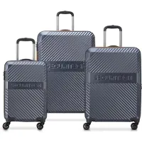 Delsey Securitech von Paris - Gepäckset Patrouille - 3 -Stück - Handgepäck 37L + Rampand 75L und 110, Valise, Gris