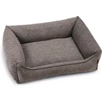 Beeztees Lit pour chien en mousse à mémoire de forme Zia en gris (Chien)