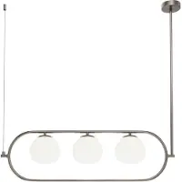 Maytoni Erich Suspension, lampe à suspendre 3x E14 Nickel (E14)