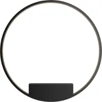 Maytoni Rim LED Applique murale, 51W Noir 85Ra Blanc chaud (2400 lm, E14)