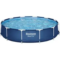 Bestway Piscine Steel Pro, 56681, filtration a cartouche, 366x76 cm