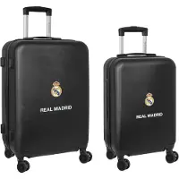 Safta Real Madrid 2nd Kit 23/24 100l 40x63x26 Cm Trolley Bag Noir Enfants
