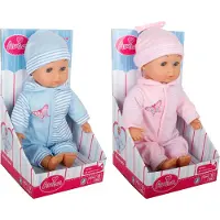Sonstiges AM Bébé mou env. 30 cm, 2 couleurs assorties : rose et bleu, 1 pièce
