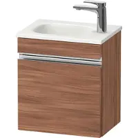Duravit Sivida bâti-support pour lavabo, charnières à gauche, poignée profilée chromée, 400x295x440mm, pour Sivida, SV4649L10790000