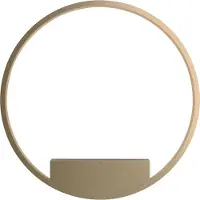 Maytoni Rim LED Applique murale, 37W Laiton 85Ra Blanc chaud (1800 lm, E14)