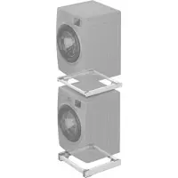 Meliconi Moving Washer Stacking Kit Argenté