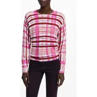 Desigual Femmes, Pull-over, Rosa Viscosa Women's Sweater, Rose, Pink, (L)
