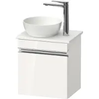 Duravit Sivida Meuble sous-lavabo sur console, charnières à gauche, poignée profilée chromée, 4 (40 x 32.50 x 44 cm)