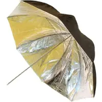 Falcon Eyes UR-48SB1 Flash parapluie argent/noir 122cm