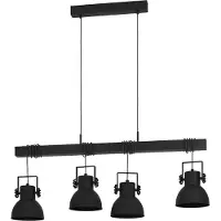 Eglo Lampe suspendue à manger rurale Shirebrook