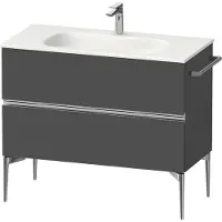 Duravit Sivida bâti-support pour lavabo, 2 tiroirs, poignée profilée chromée, 1010x477x592mm, pour Sivida, SV4652010490000