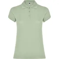 GOR Roly PO6634 | Polo femme Star Woman, Piqué - Couleur : Mist Green 264 - Taille : XL