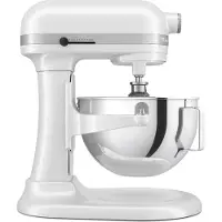 KitchenAid - Batteur à usage intensif 5,2 L 5KSM55SXXE Blanc