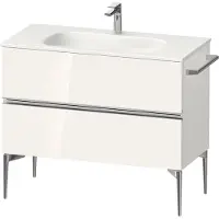 Duravit Sivida bâti-support pour lavabo, 2 tiroirs, poignée profilée chromée, 1010x477x592mm, pour Sivida, SV4652010220000