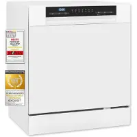 Exquisit Lave-vaisselle GSP508-030D blanc | Lave-vaisselle 55 cm | Power+ | Mode ECO | Pose libre